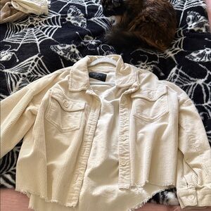 Empyre Cream Jean Jacket